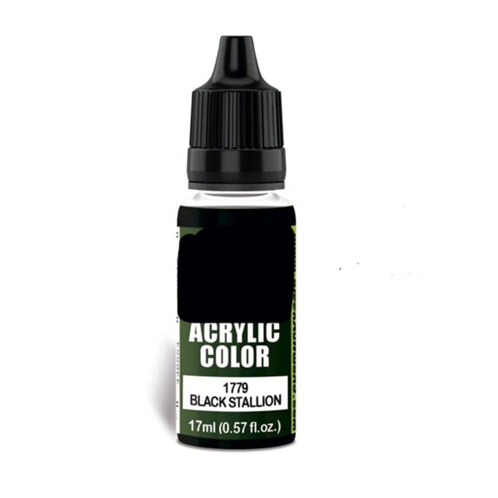 Green Stuff World Black Stallion Maxx Formula Acrylic Color Paint 17Ml