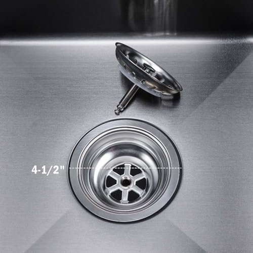 Kit desagüe para fregadero cocina 3-1/2 pulgadas acero inox miniatura 5