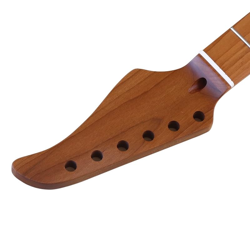 Gitara elektryczna 6 strunowa pieczony klon kanadyjski 22 progi szerokość 5,6 cm naturalny kolor ładne rękodzieło