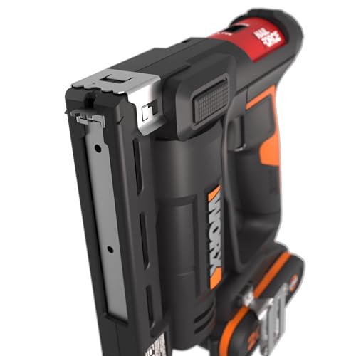 WORX 20V Cordless Crown Stapler WX843, Powershare, 2-in-1, 2000 Shots Per Charge, 500pcs Type 53 Crown Staples, 15mm 18 Gauge Brad Nails,1 2Ah Battery, 1 2A Charger Included 6 WORX 20V Cordless Crown Stapler WX843, Powershare, 2-in-1, 2000 Shots Per Charge, 500pcs Type 53 Crown Staples, 15mm 18 Gauge Brad Nails,1 2Ah Battery, 1 2A Charger Included - Image 6