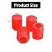 12PCS Fluorescent Car Tire Valve Stem Caps, Auto Corrosion Resistant Wheel Valve Cover, Luminous Illuminated Glow in The Dark, Car Decor Accessories Universal for SUV, Trucks, Car (Red(1))
