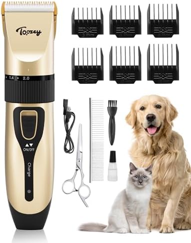 Toozey - Cortapelos para perros y gatos largos y gruesos, cortos/...
