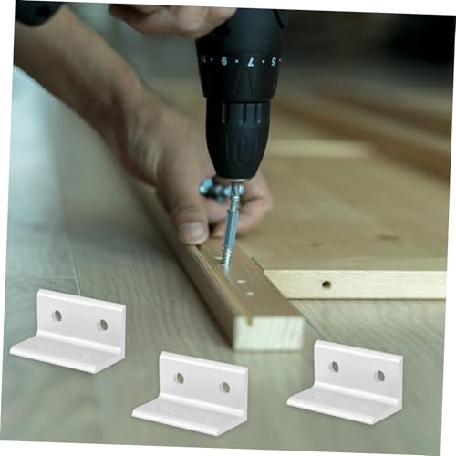 Connecteurs angle pour profilé aluminium par 10 équerres de fixation - 4