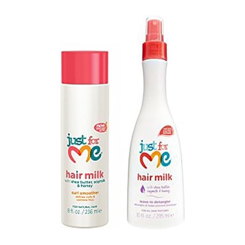 Just for Me Hair Milk Curl Smoother & Leave in Detangler Set Cover
