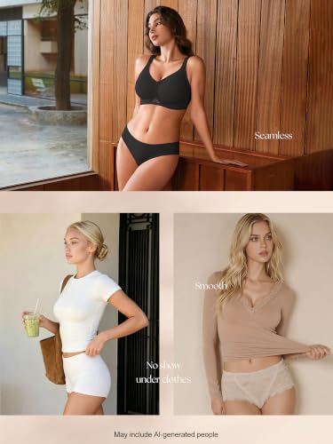 Image of Jelly Supportive Bras for Women - Wireless Seamless Plus Size M-4XL