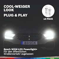 Bosch W5W-Powerlight+ - Nachrüst-LED-Lampen - 12 V, 6000 K, cool-weißes Licht, Plug-and-Play-Upgrade, bis zu 10000 Std. Lebensdauer, 2 Stück – Ansicht 4