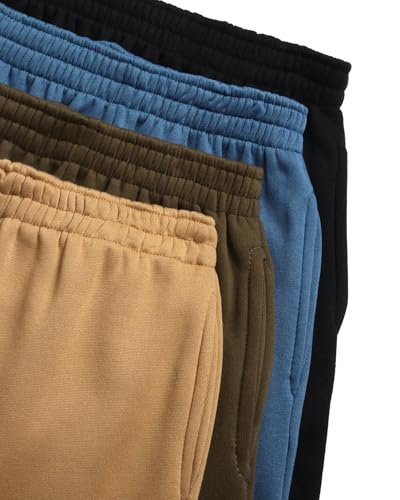 Quad Seven Boys Sweatpants - 4 Pack Soft Active Fleece Boys Joggers - Performance Athletic Pants for Kids with Pockets (4-18)3