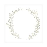 Annie Warren 'Wreath in Gold II' Canvas Art