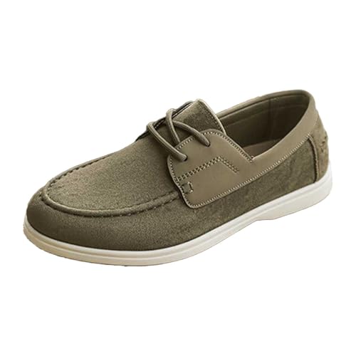 Men's Casual Slip On Loafers Comfortable Flat Walking Shoes for Everyday Wear Lightweight Breathable Flexible