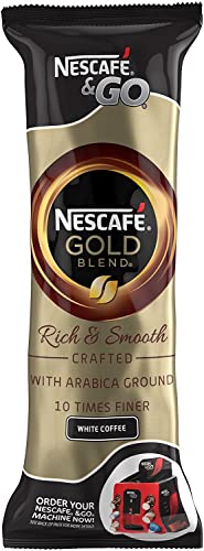2 x 8 Sleeves Gold Blend Instant Rich And Smooth Fresh Hot White Coffee Cups Intensity 7 Office Home Travel
