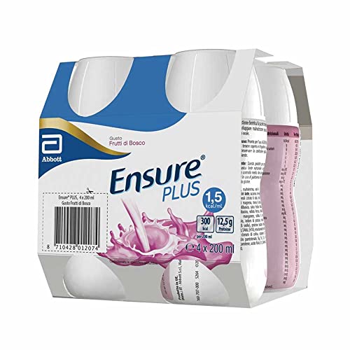 Item form: Liquido Ensure Plus Gusto Frutti di Bosco 4X200 ml