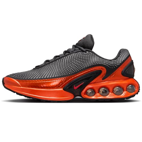 Nike HJ6695-001 Air Max DN QS Uomo, Dk Smoke Grey/Salsa Red-Dk Smoke Grey EU 46