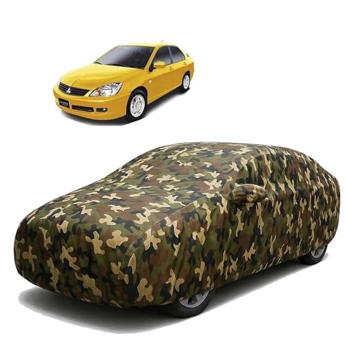 Image of Sulfar 100% Waterproof Car Body Cover for Mitsubishi Cedia - Triple-Stitched Dustproof UV, Heat & Rain Protection with Mirror Pockets, Full-Bottom Elastic & Free Storage Bag - All-Weather Indoor Outdo