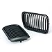 Rejillas Frontales 1 par Mate Negro M Delantero del Color del riñón Carreras de Coches de Parrilla de la Parrilla de Parachoques/Ajuste for el BMW Serie 3 E36 1997-1999 (Color : Black)