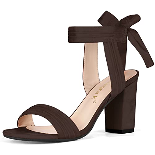 Sandales à talon Allegra K chic aux finitions soignées pour femme