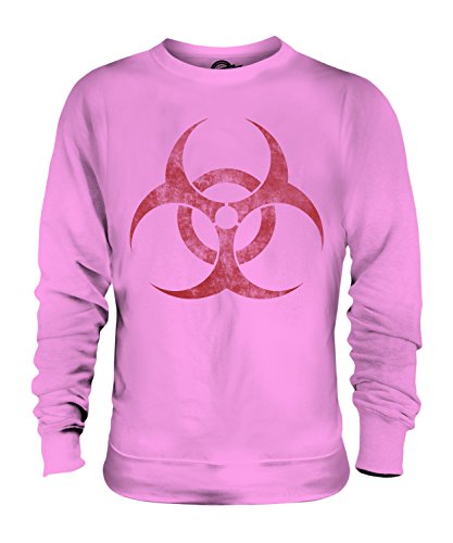 Sweat-shirt Biohazard symbole délavé pour homme et femme