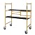 Metaltech Mini Folding Steel Scaffold - 500Lb. Capacity, 39in.W x 21 1/2in.D x 46in.H, Model# I-IMCN
