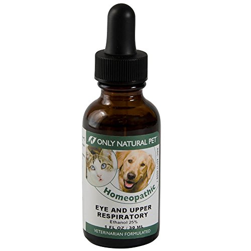 Only Natural Pet Eye & Upper Respiratory Treatment Homeopathic Supplement Remedy 1Oz Bottle. Eases Symptoms Of Allergies And Sinus Infection In Cats & Dogs #TOP4