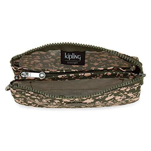 Image of Kipling Women's Creativity Large Pouch, Versatile Cosmetics Kit, Lightweight Nylon Travel Organizer FRESH FLORAL