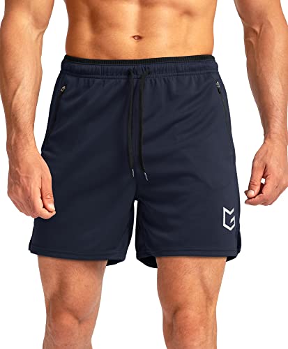 Image of G Gradual Men's Gym Workout Shorts Zipper Pockets 5 inch / 7 inch Quick Dry Breathable Runing Athletic Short for Men