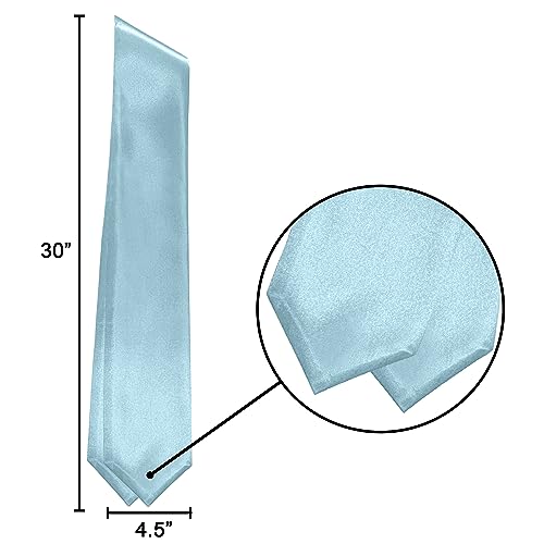 Image of Plain Graduation Stole Sash 60 Inch Unisex Adults Solid