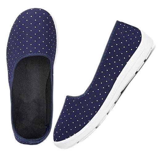 Womens Casual Slip On Flats with Soft Sole and Printed Pattern for Daily Comfort-image-43