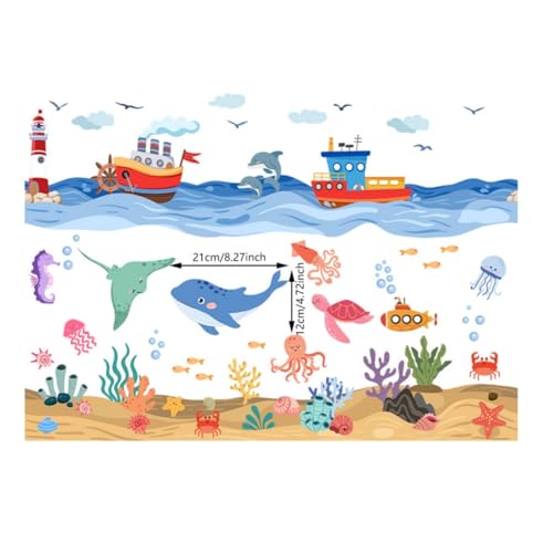 Vinilos decorativos marinos Achang para habitación infantil