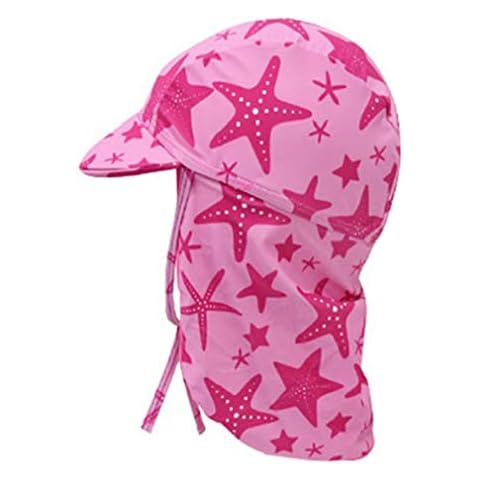 Junhouse Baby Boys Girls Summer Sun Hat UV Protection Swimming Costume Cap with Neck Flap 2Year-15Year Cover