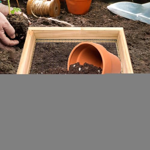 Tamis &agrave; compost de jardin r&eacute;utilisable pour filtrer les cailloux