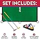 Franklin Sports Unzutreffend Billard-Golf, schwarz/grün