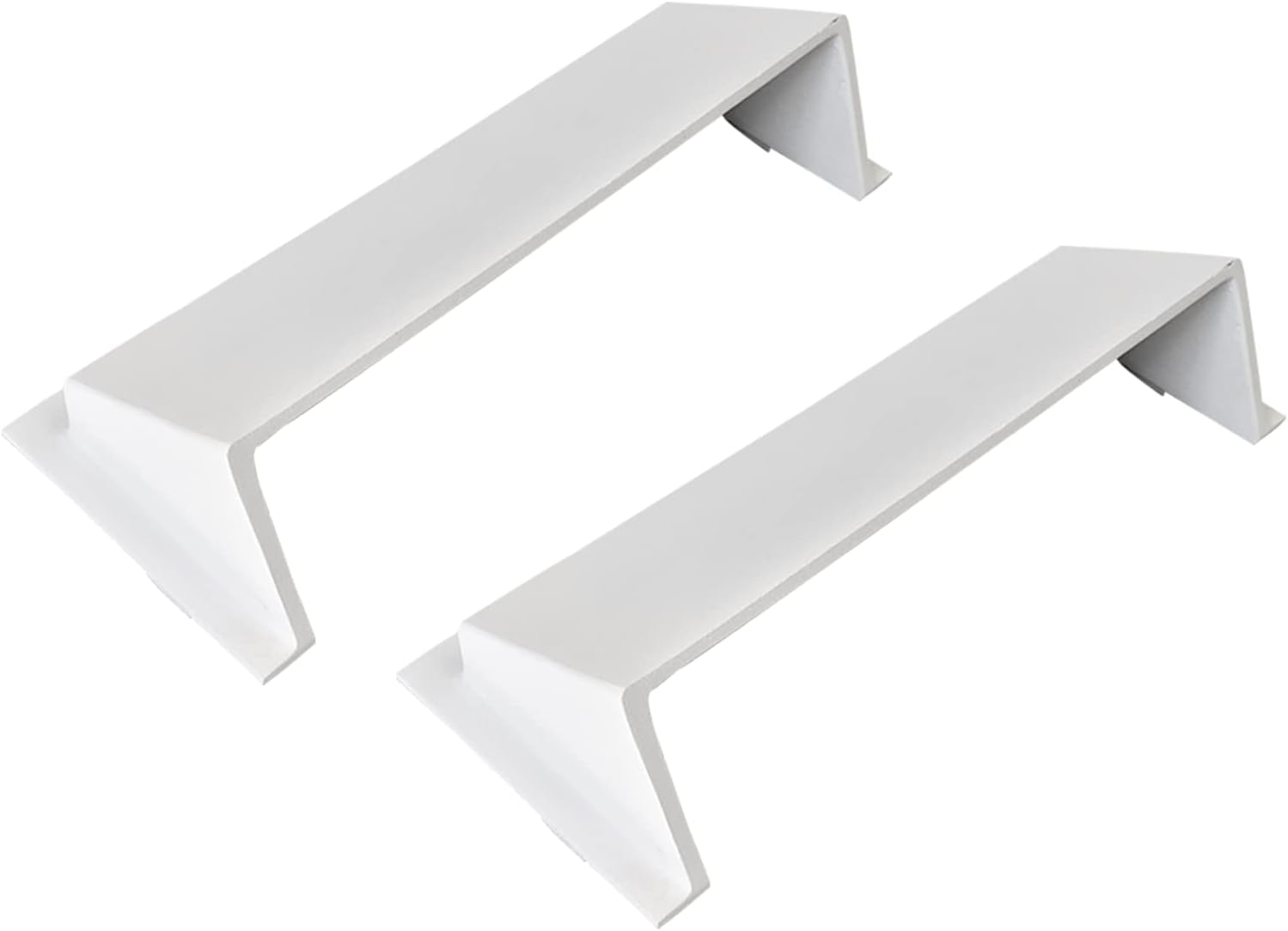 PRIMA Decorative Hardware Floor Vent Air Deflector/Diverter 4"x10" Modern Design, Heavy Duty