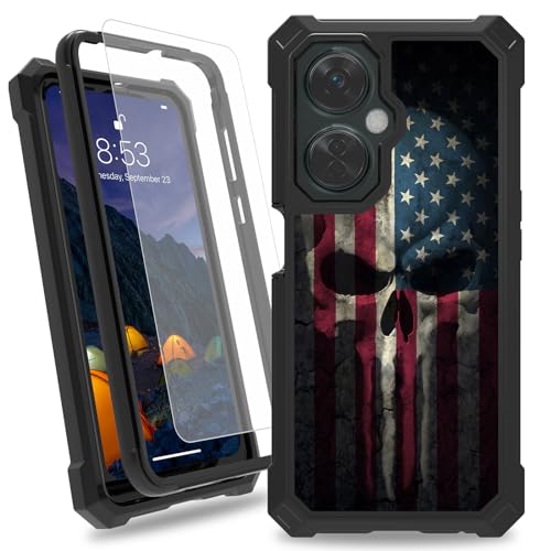 Coque OnePlus Nord N30 5G antichoc noire avec protège-écran verre trempé