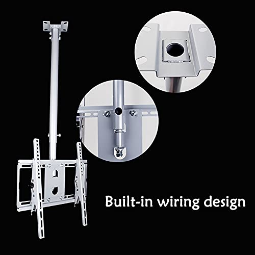 Support mural pour TV orientable argent afin d'éviter les reflets sur écran LED