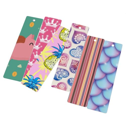 Marque-pages roses lot de 6 pour ne plus jamais perdre votre page de lecture