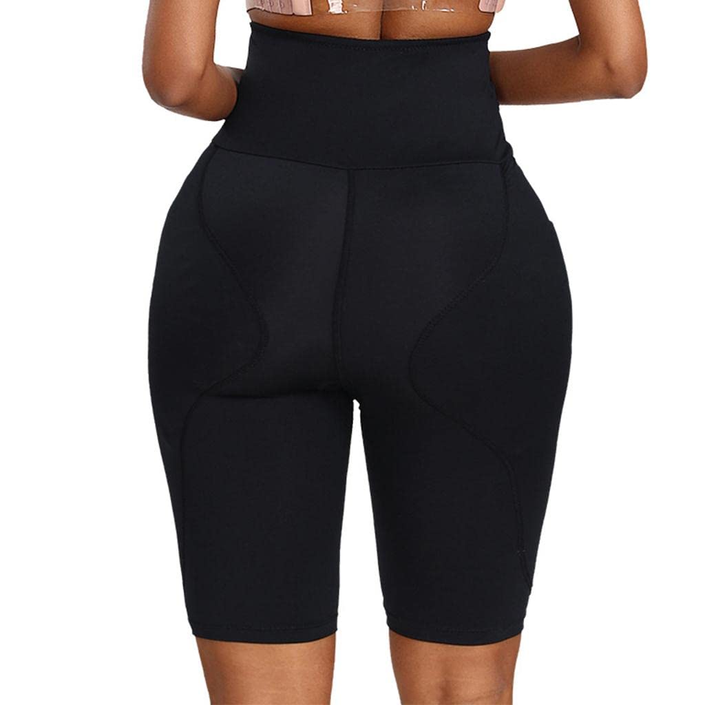 Padded Butt Lifter Bum Enhancer Shaper Fake Ass Tummy Control Black S-image-15
