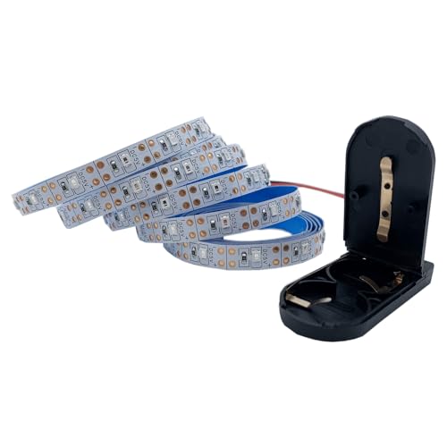 Tira LED Flexible 2835 SMD Luz Blanca 2M 5V Batería miniatura 3