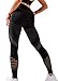 INSTINNCT Damen Sport Nahtlose Blickdicht Leggings Kompressions Yoga Fitnesshose Sporthose mit Hohe Taille für Gym Workout Jogging A-Schwarz M