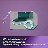 Philips Serii 3000 Parownica Ręczna - 1000 W, 20 g/min pary, Odłączany zbiornik na wodę o pojemności 120 ml, Metalowa płyta grzewcza, Lekka waga 660 g, Kolor ciemnozielony (STH3020/70)