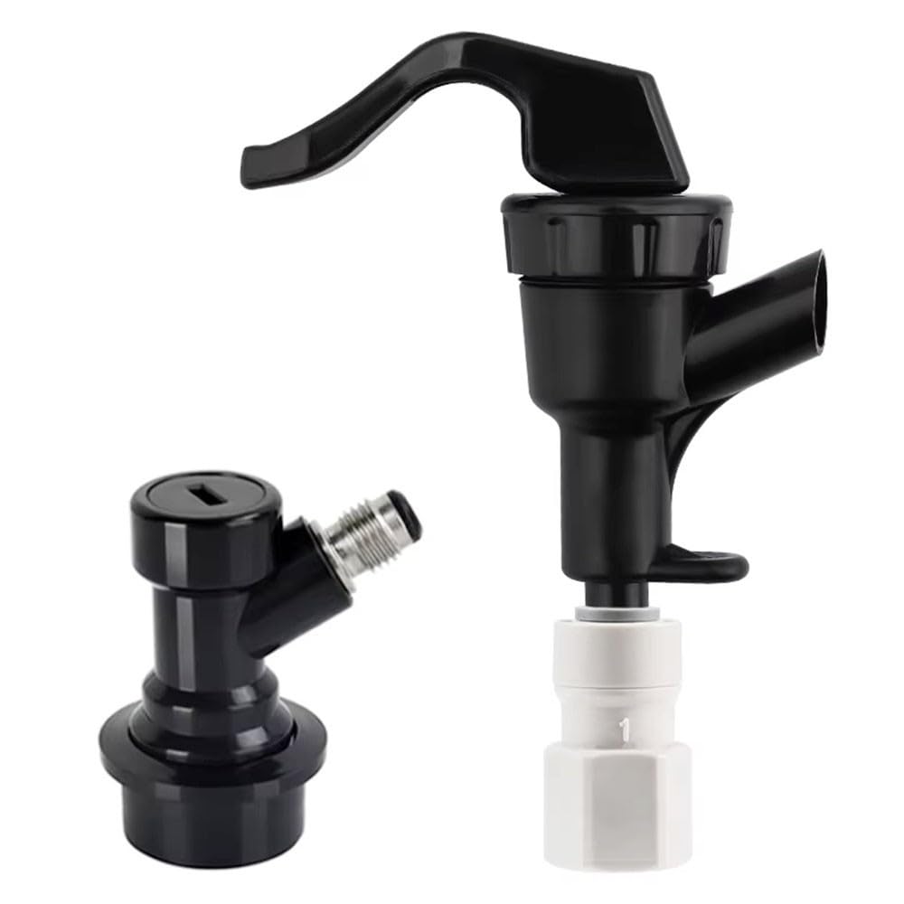 Grifo De Cerveza De Plástico Y Conector Rápido De Bloqueo De Bola Líquida