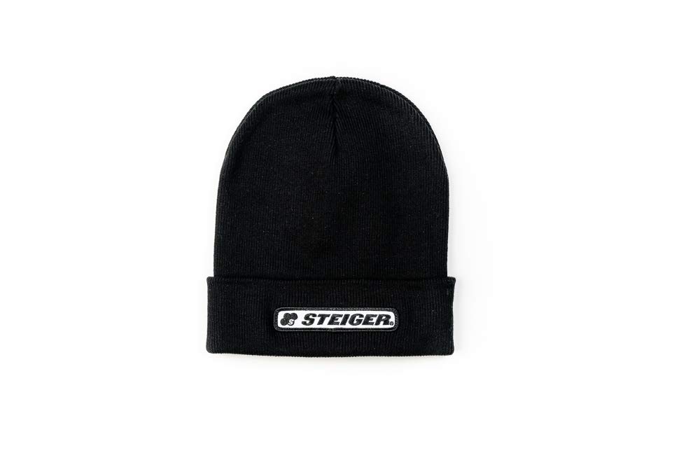 SteigerLogo Hat, Black Knit