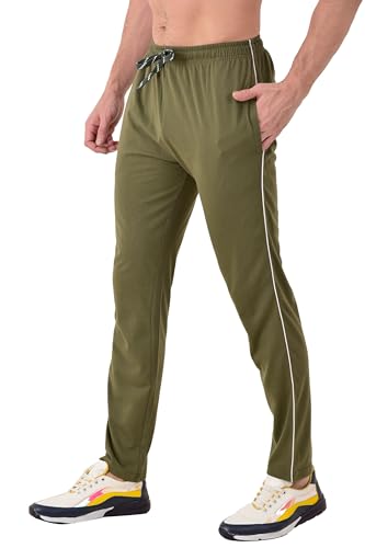 Image of Cotton Track Pant for Men | Lower for Man | Comfortable Lower Men with Zip Pocket for Gym, Sports & Casual Wear