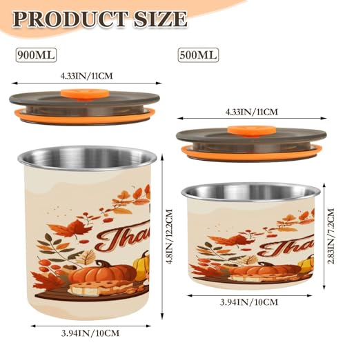 Tupper hermético de acero inoxidable STAYTOP 30oz miniatura 2