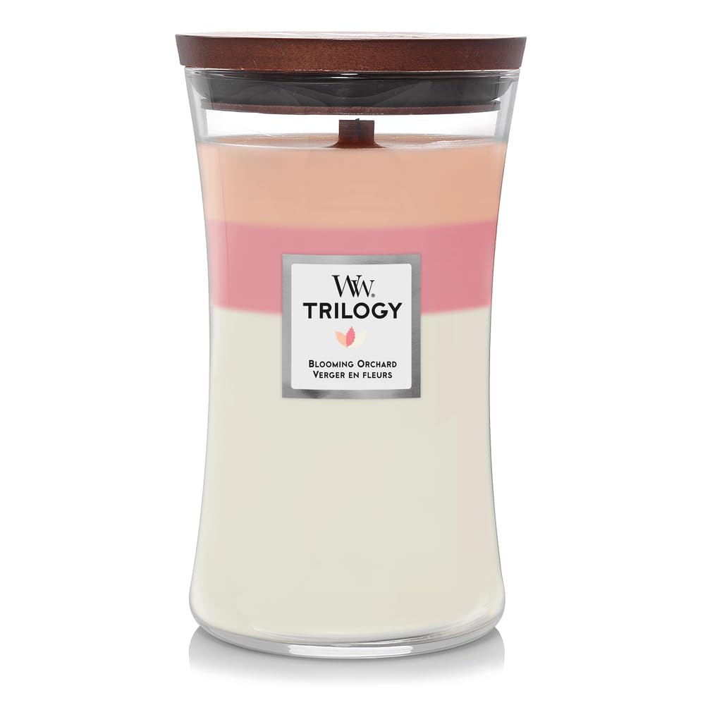 Woodwick Trilogy Blooming Orchard Scented Candle 609.5 G