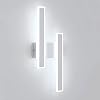 Comely Modern LED Wall Lamp, 32W LED Wall Lights Indoor, White Acrylic Wall Sconce Lights for Bedroom Living Room Office Hallway, Cool White 6500K [Energy Class E]