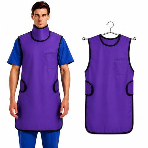Image of 0.5mmpb Xray Lead Apron for Xray with Thyroid Shield Collar,Lead Gown,Dental Xray Shield