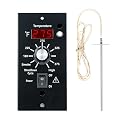 Digital Elite Thermostat Control Panel Replacement BAC236 Controller for Traeger Wood Pellet Smoker with 7" RTD Temperature Probe Sensor BAC194 Grill Accessories