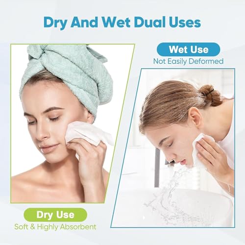 image for AIDEA Face Towels Disposable-100Ct (2 Box), Clean Facial Towelettes fo