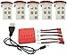 ZYGY 5pcs 3.7V 500mAh Lipo e Caricabatterie 5in1 per SYMA X5UW X5UC Rc Quadcopter Drone Ricambi Lipo Batterie