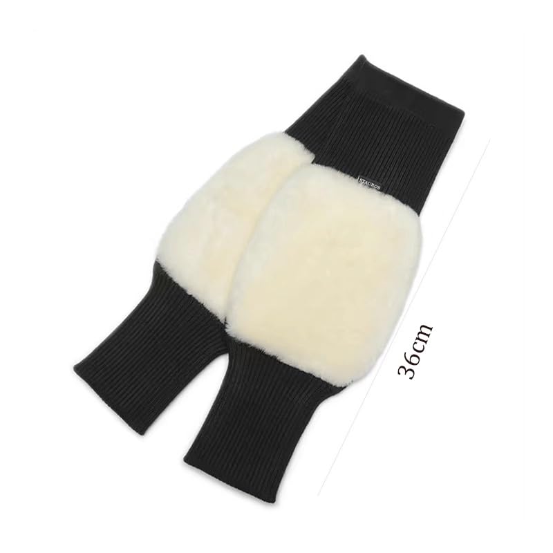 Cashmere Knee Pads Outdoor Warmth Thickening Suitable for Both Men Women in Winter