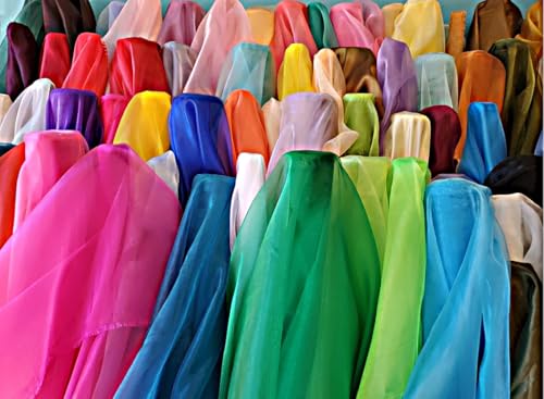 Premium Black Sheer Organza Fabric - 5 Yards of Elegant Draping Material for Weddings, Events, Crafts, and DIY Projects - 44" Wide Tulle Décor 8 Premium Black Sheer Organza Fabric - 5 Yards of Elegant Draping Material for Weddings, Events, Crafts, and DIY Projects - 44" Wide Tulle Décor - Image 7